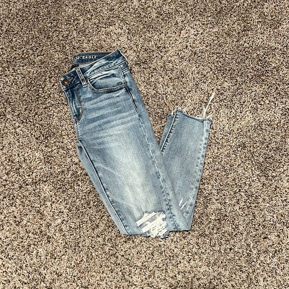 American Eagle Skinny Jeans Size 00 - Picture 1 of 5